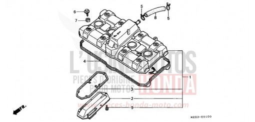 COUVERCLE DE CULASSE CBR1000FV de 1997